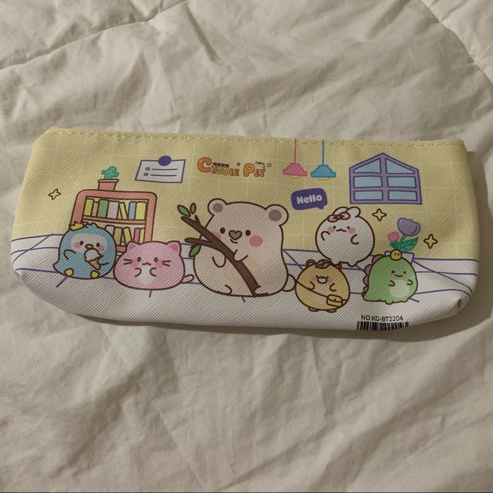 Dinosaur Family Zip Pencil Bag